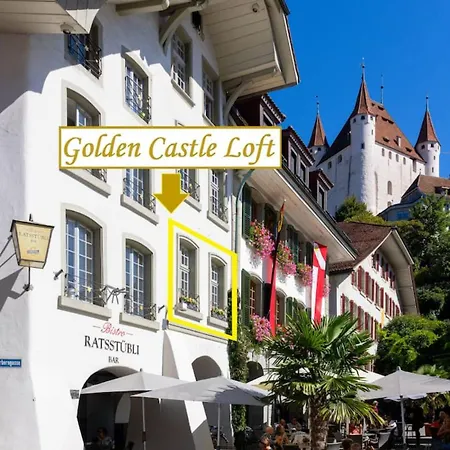 120m2 L Golden Castle Loft L Old Town L Appartement Thoune