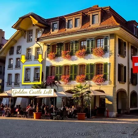 120m2 L Golden Castle Loft L Old Town L Thoune